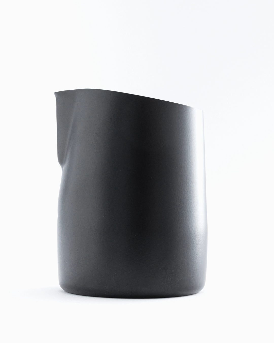 WPM 450ml Black Milk Pitcher (Round - Handleless)