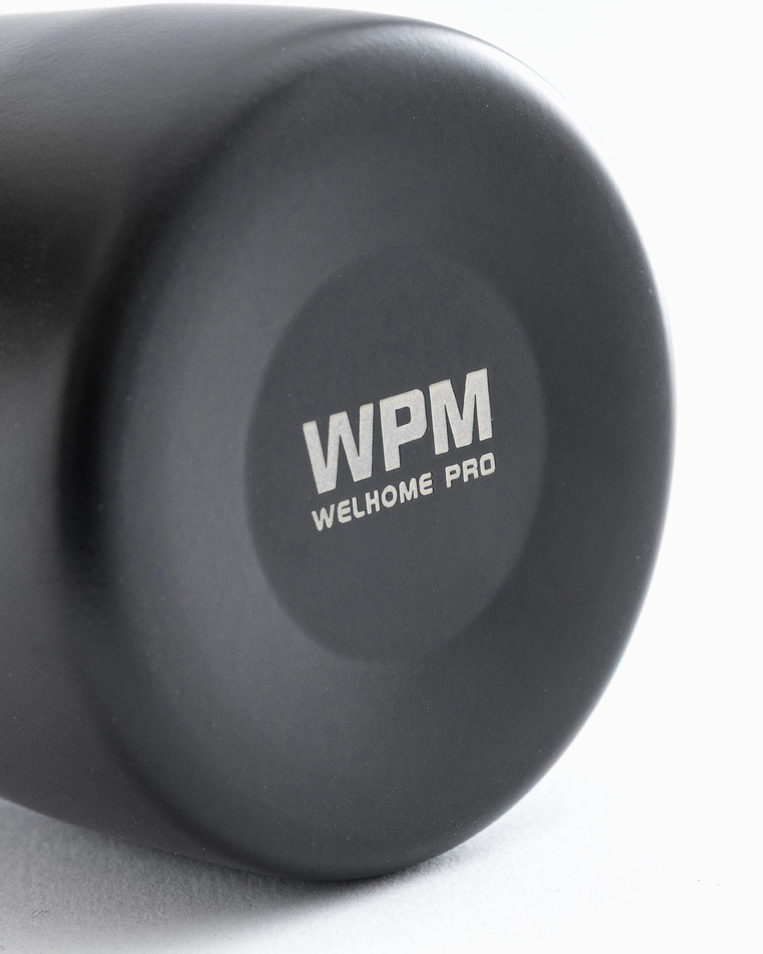 WPM 450ml Black Milk Pitcher (Round - Handleless)
