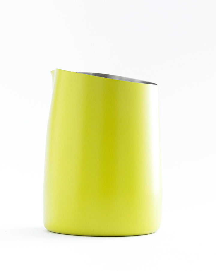 WPM 450ml Lime Green Milk Pitcher (Round - Handleless)