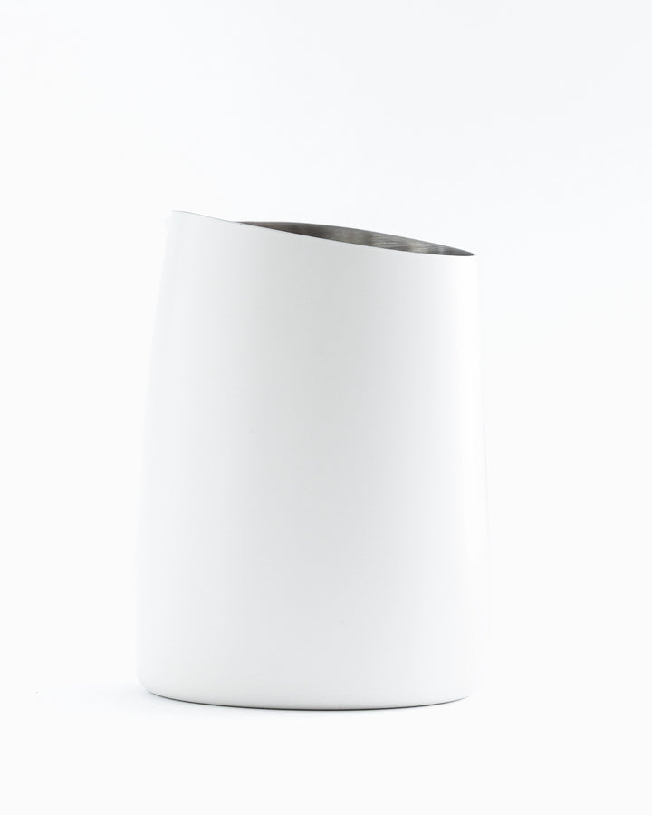 WPM 450ml Matt White Milk Pitcher (Round - Handleless)