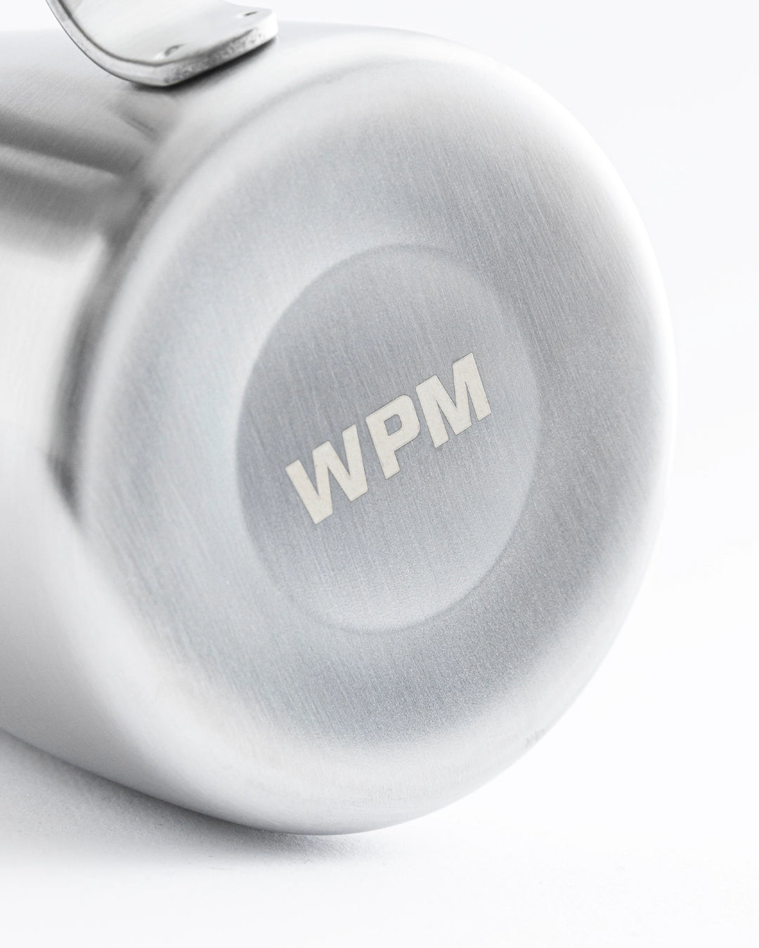 WPM 450ml Brushed Steel Milk Pitcher (Sharp)
