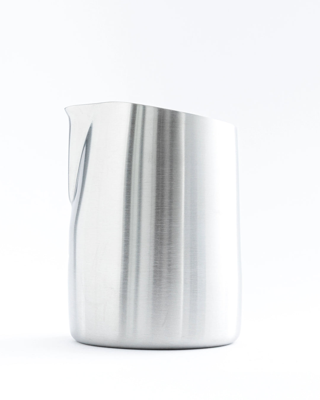 WPM 450ml Brushed Steel Milk Pitcher (Sharp - Handleless)