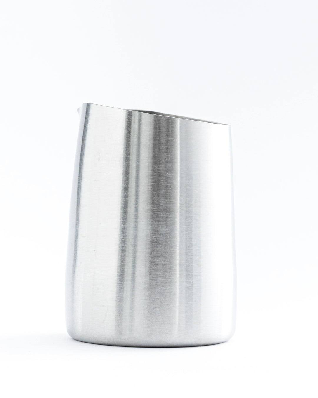 WPM 450ml Brushed Steel Milk Pitcher (Sharp - Handleless)