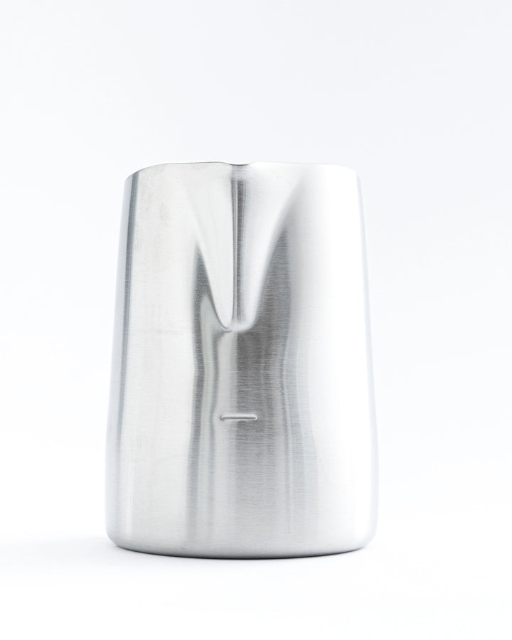 WPM 450ml Brushed Steel Milk Pitcher (Sharp - Handleless)