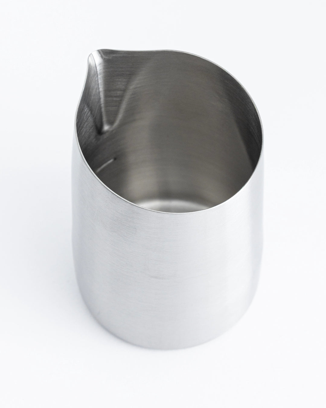 WPM 450ml Brushed Steel Milk Pitcher (Sharp - Handleless)