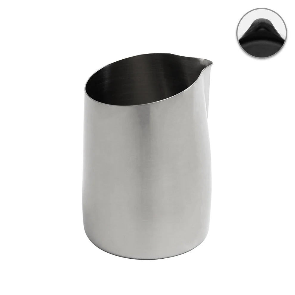 WPM 450ml Brushed Steel Milk Pitcher (Round - Handleless)
