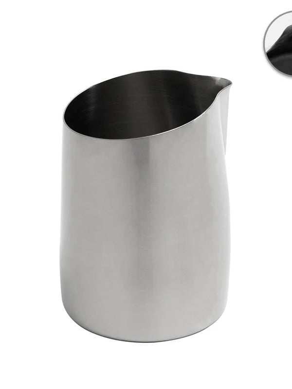 WPM 450ml Brushed Steel Milk Pitcher (Round - Handleless)