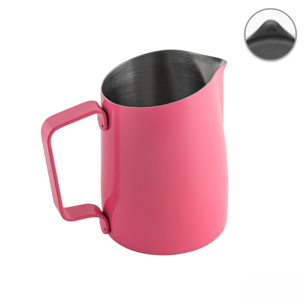 WPM 450ml Bubblegum Pink Milk Pitcher (Sharp)