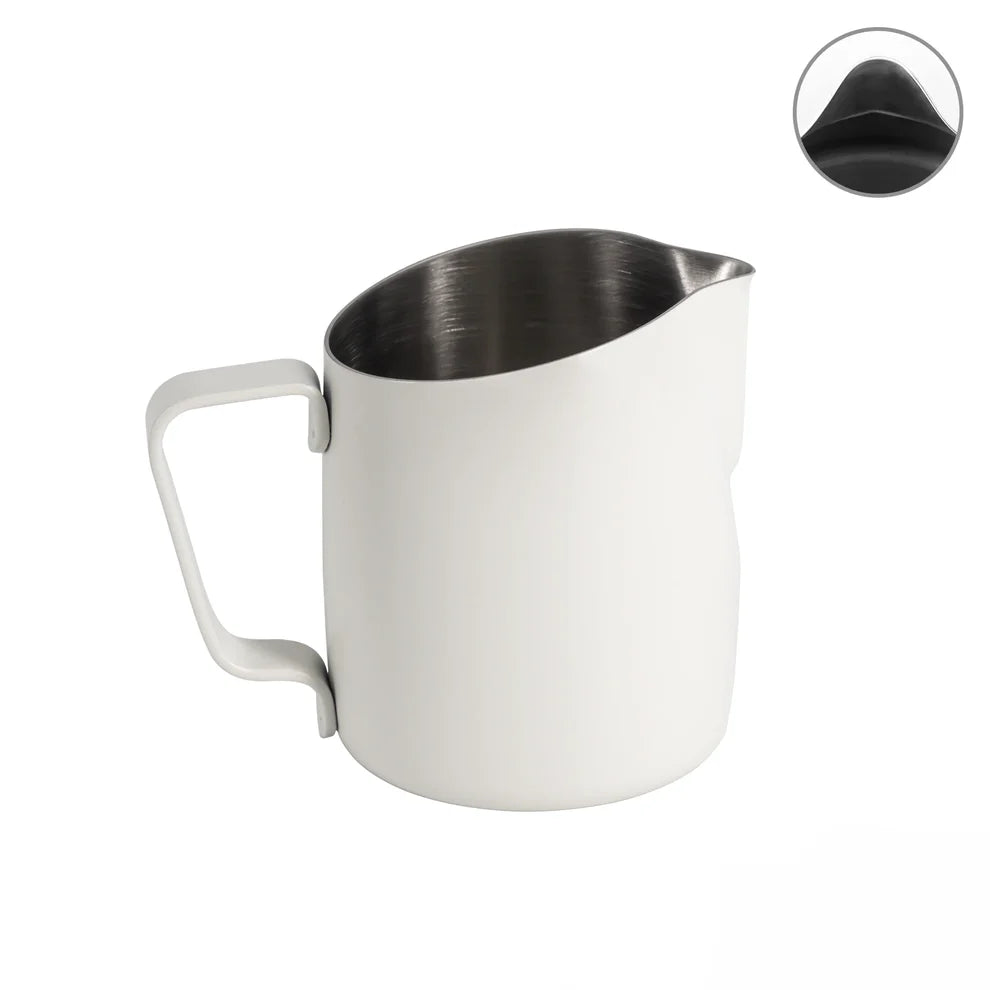WPM 300ml Matt White Milk Pitcher (Round)