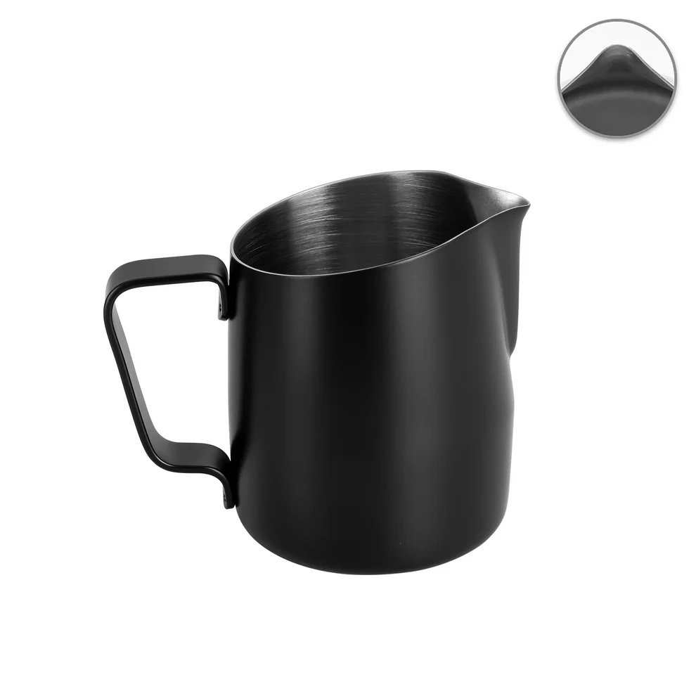 WPM 300ml Black Milk Pitcher (Sharp)