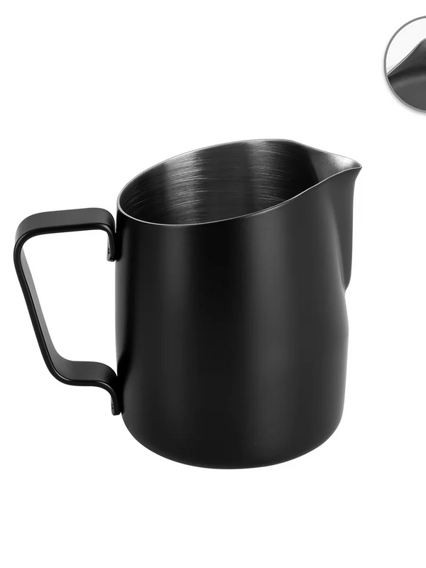 WPM 300ml Black Milk Pitcher (Sharp)