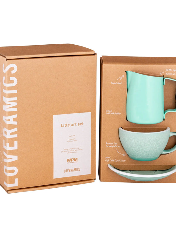 WPM x LOVERAMICS Latte Art Set Emerald