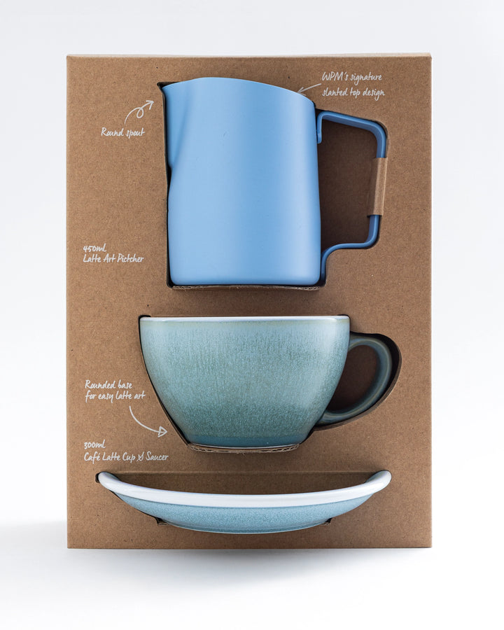 WPM x LOVERAMICS Latte Art Set Glacier