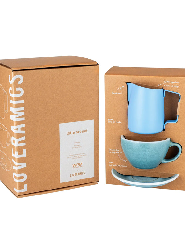 WPM x LOVERAMICS Latte Art Set Glacier