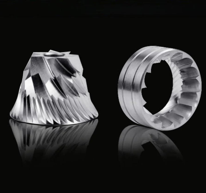 WPM Precision Manual Coffee Grinder - 38mm Stainless Steel Conical Burr