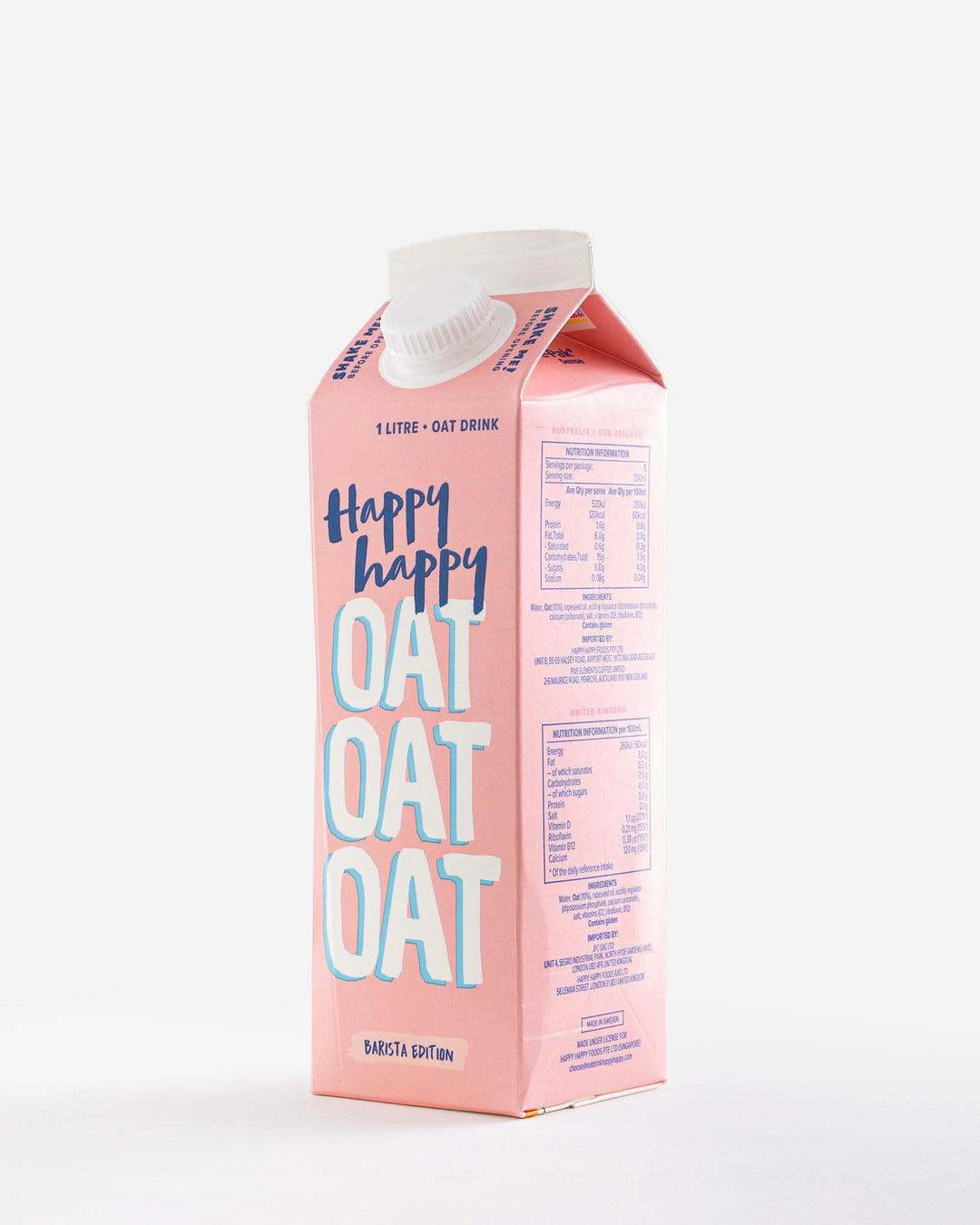 Happy Happy Oat Oat Oat - Barista Edition – Oat Milk