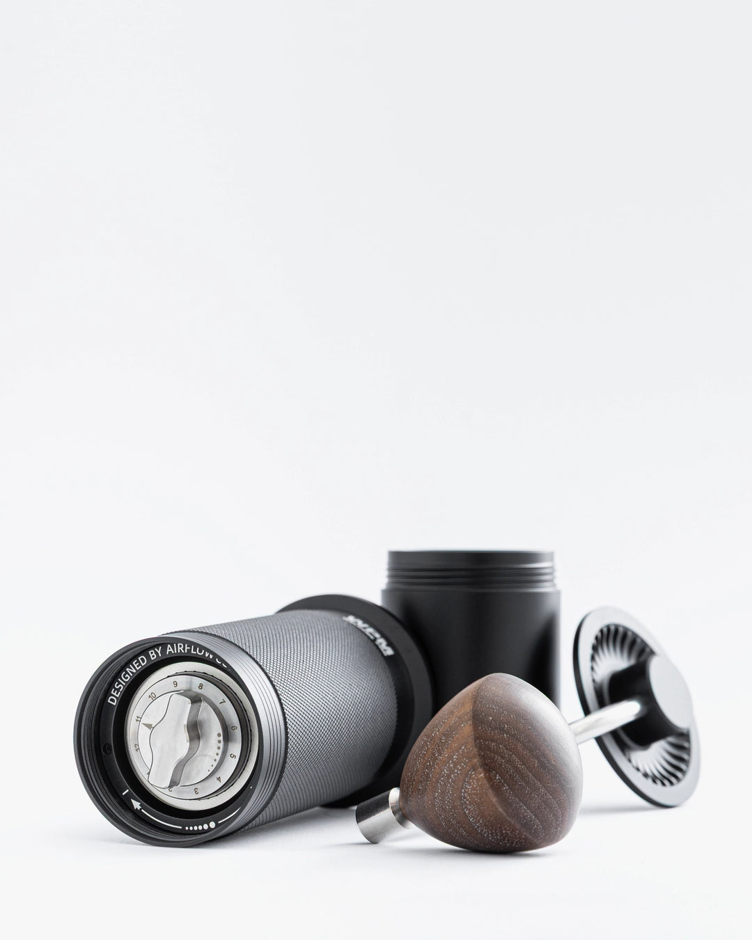 WPM Precision Manual Coffee Grinder - 38mm Stainless Steel Conical Burr