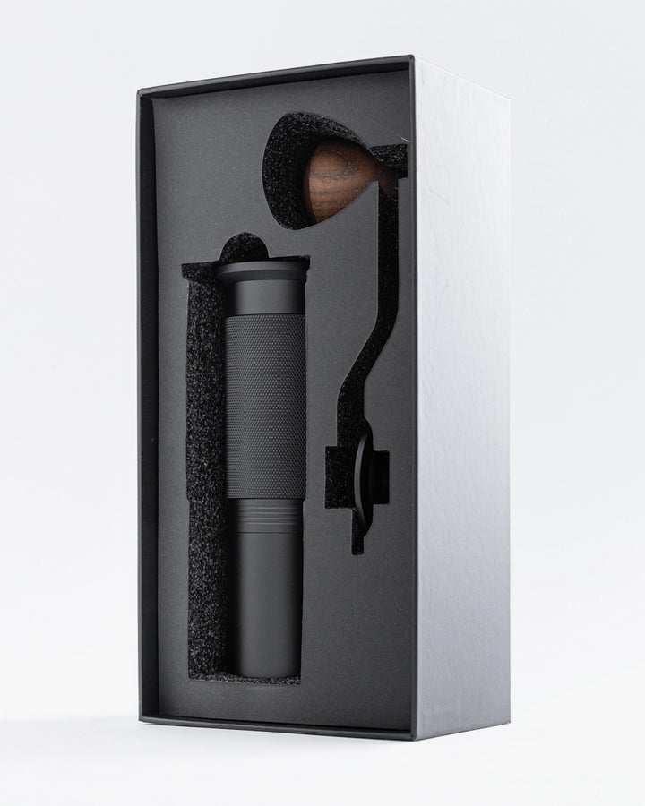 WPM Precision Manual Coffee Grinder - 38mm Stainless Steel Conical Burr