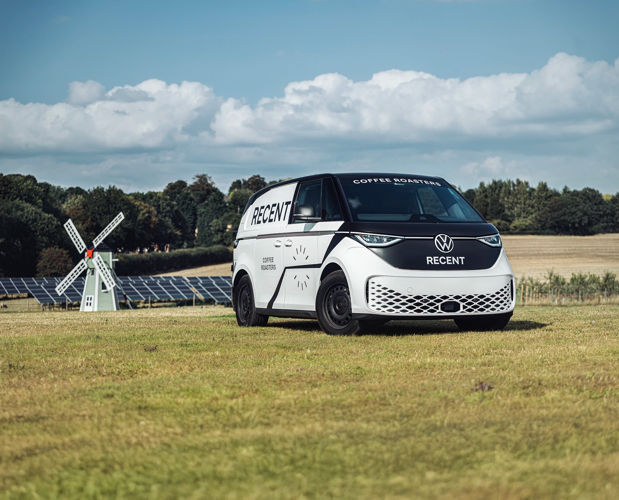 All electric, sustainability, wholesale, delivery, coffee roasters, ID Buzz