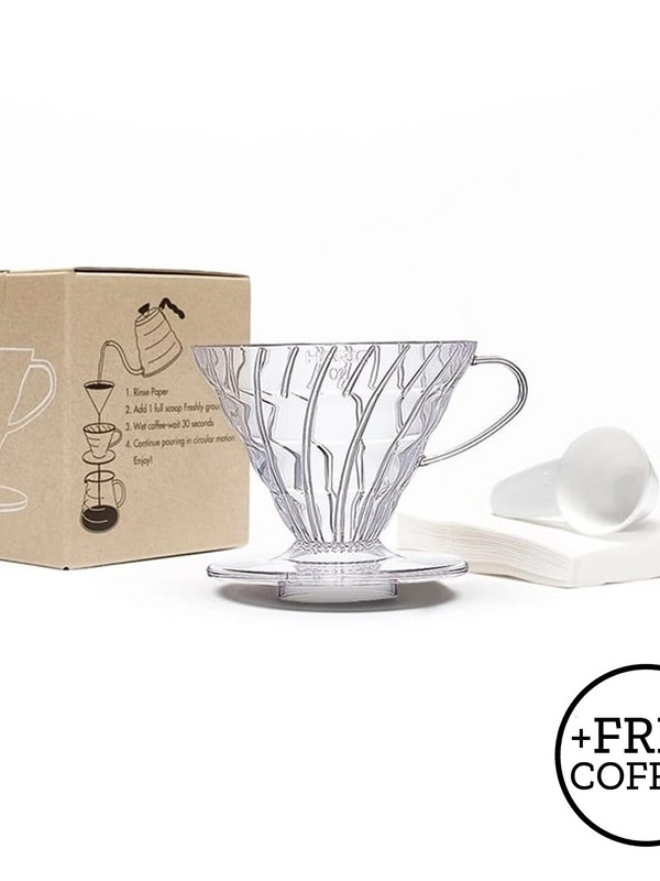 Hario V60 Coffee Dripper Set with Filters