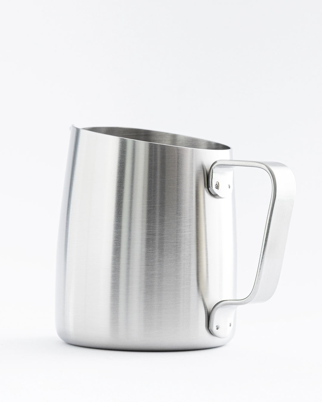 WPM 300ml Brushed Steel Milk Pitcher (Sharp)