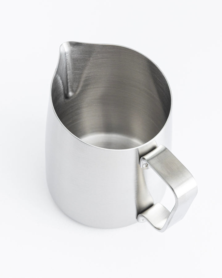WPM 300ml Brushed Steel Milk Pitcher (Sharp)