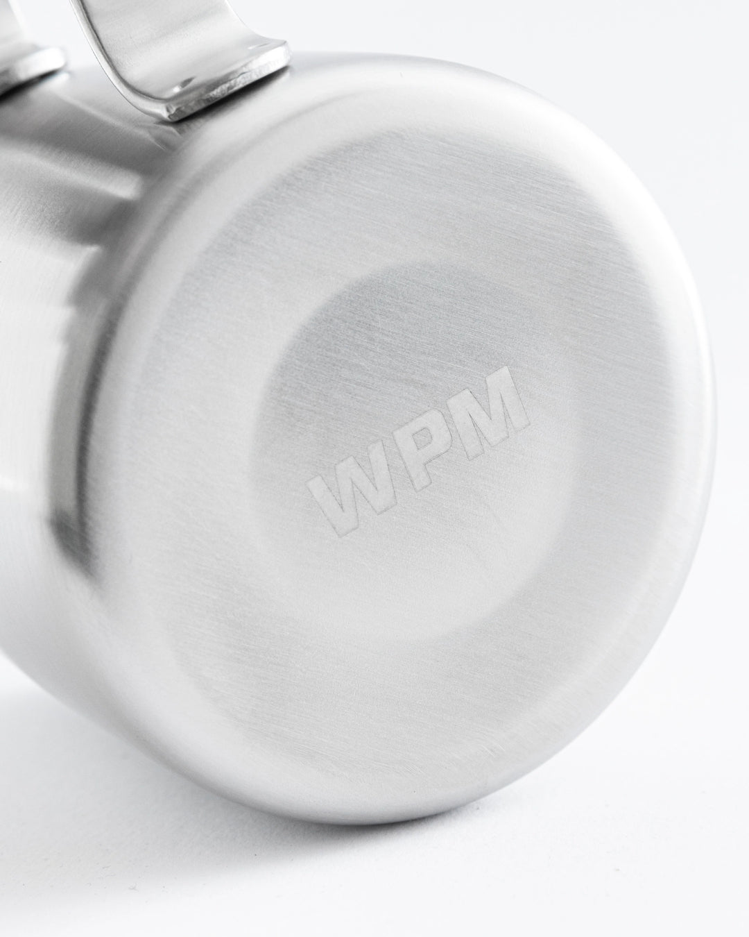 WPM 300ml Brushed Steel Milk Pitcher (Sharp)