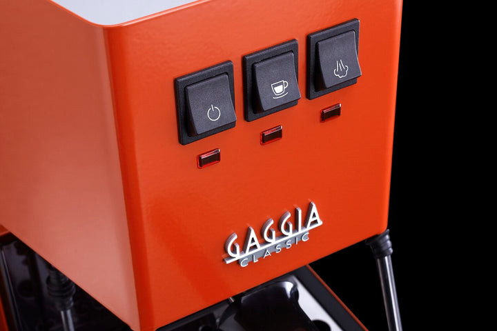 Gaggia Classic 2023 Evo 240V | Manual Espresso Coffee Machine - Lobster Red