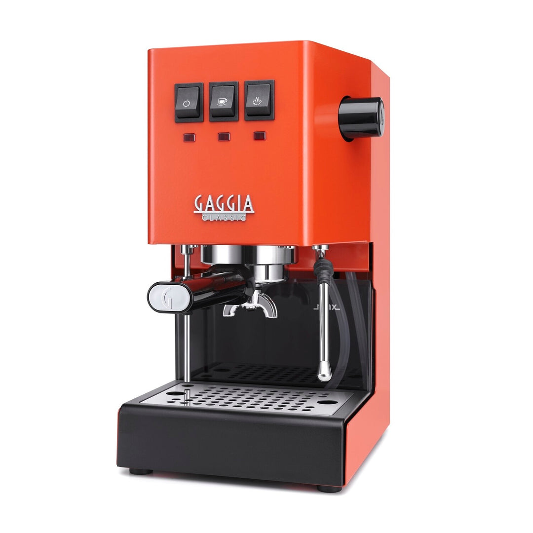 Gaggia Classic 2023 Evo 240V | Manual Espresso Coffee Machine - Lobster Red