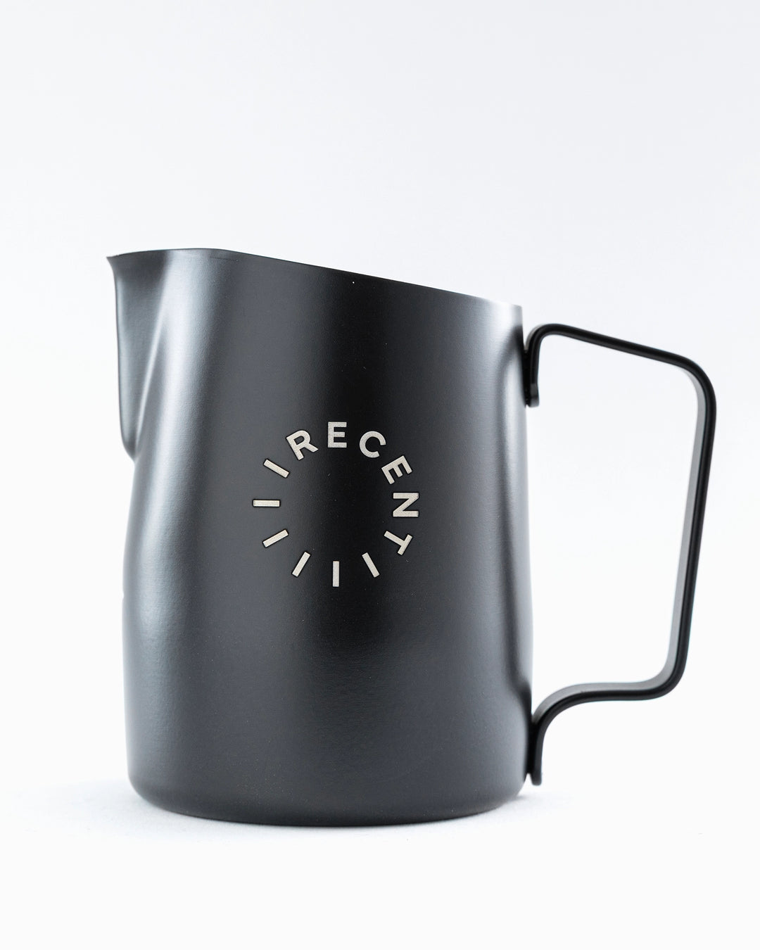 RECENT x WPM 450ml Black Milk Pitcher (Round)