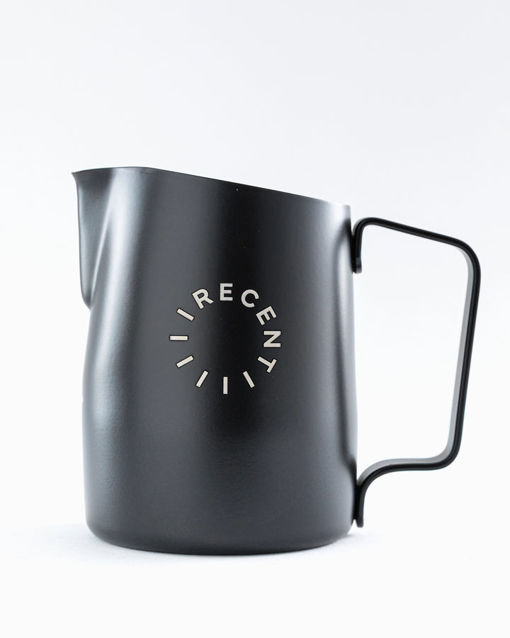RECENT x WPM 450ml Black Milk Pitcher (Round)