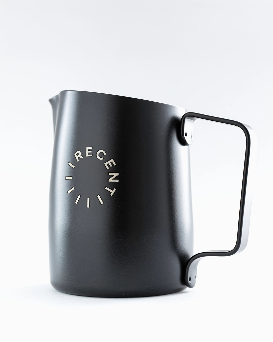 RECENT x WPM 450ml Black Milk Pitcher (Round)