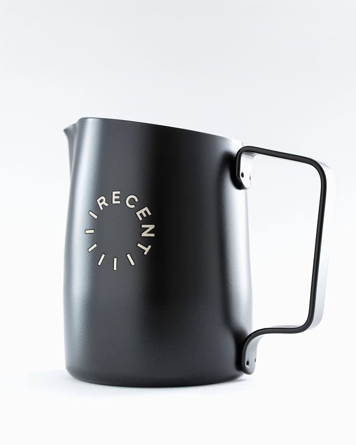 RECENT x WPM 450ml Black Milk Pitcher (Round)