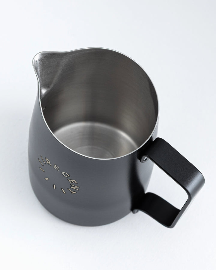 RECENT x WPM 450ml Black Milk Pitcher (Round)