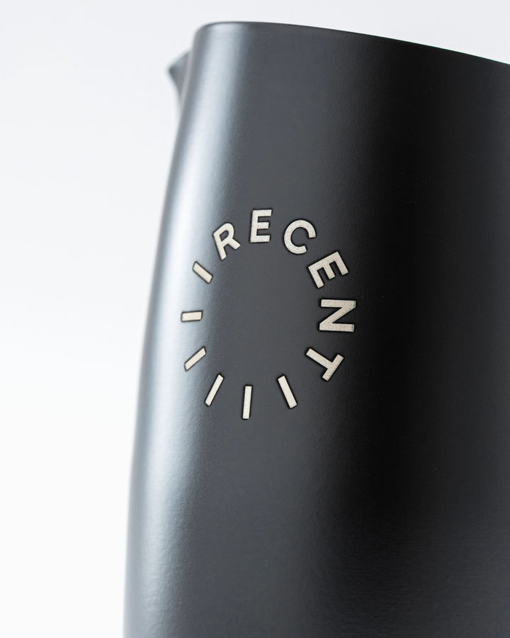RECENT x WPM 450ml Black Milk Pitcher (Round)