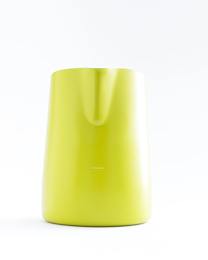 WPM 450ml Lime Green Milk Pitcher (Round - Handleless)
