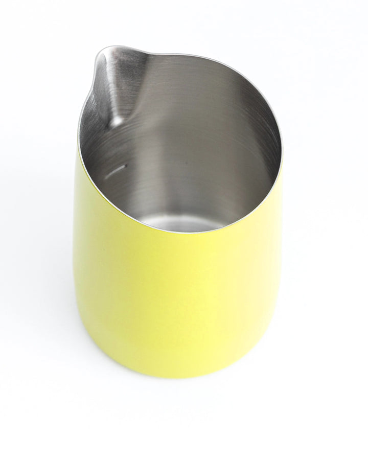 WPM 450ml Lime Green Milk Pitcher (Round - Handleless)