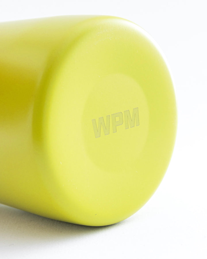 WPM 450ml Lime Green Milk Pitcher (Round - Handleless)
