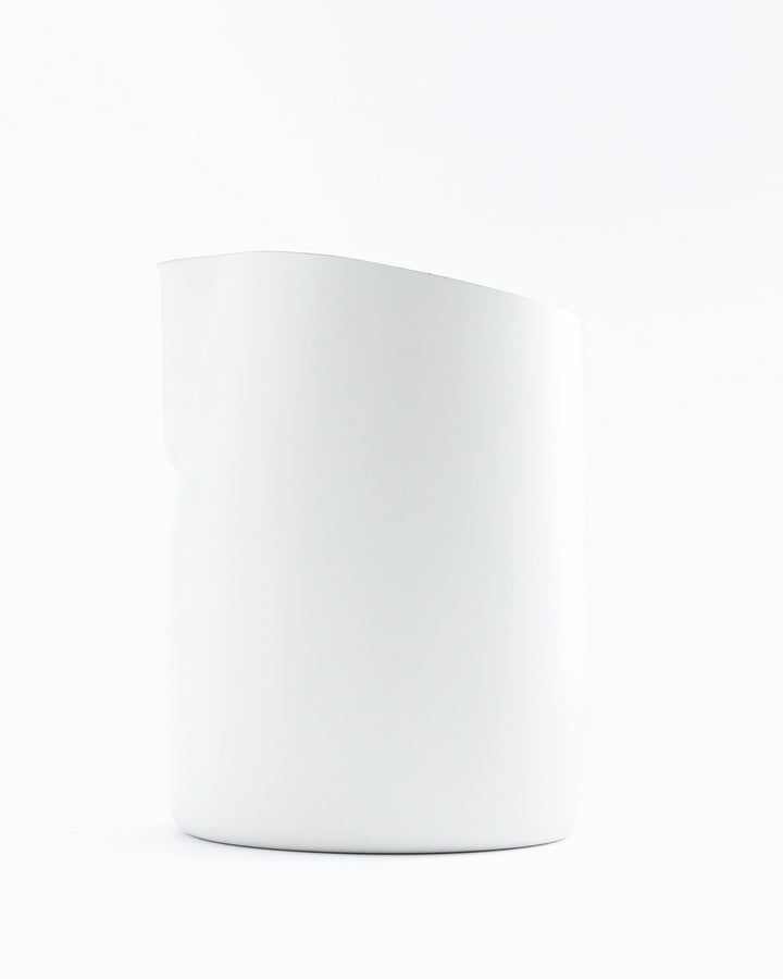 WPM 450ml Matt White Milk Pitcher (Round - Handleless)