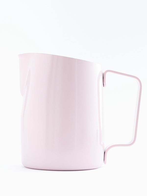 WPM x Slow Pour 450ml Peony Pink Milk Pitcher (Round)