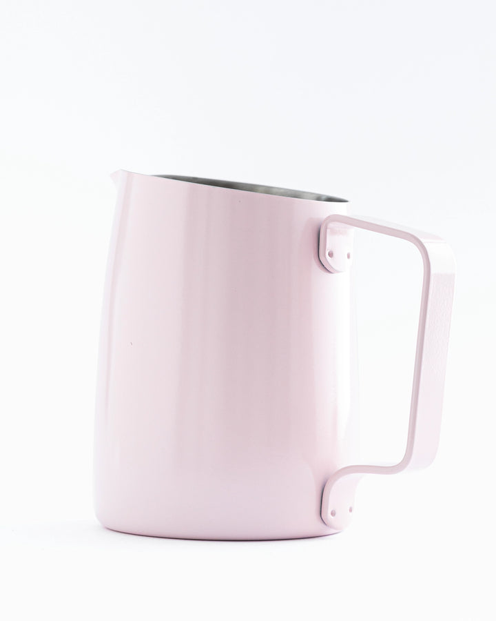 WPM x Slow Pour 450ml Peony Pink Milk Pitcher (Round)