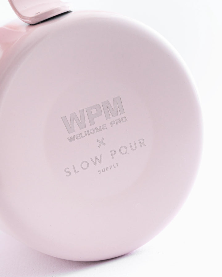 WPM x Slow Pour 450ml Peony Pink Milk Pitcher (Round)