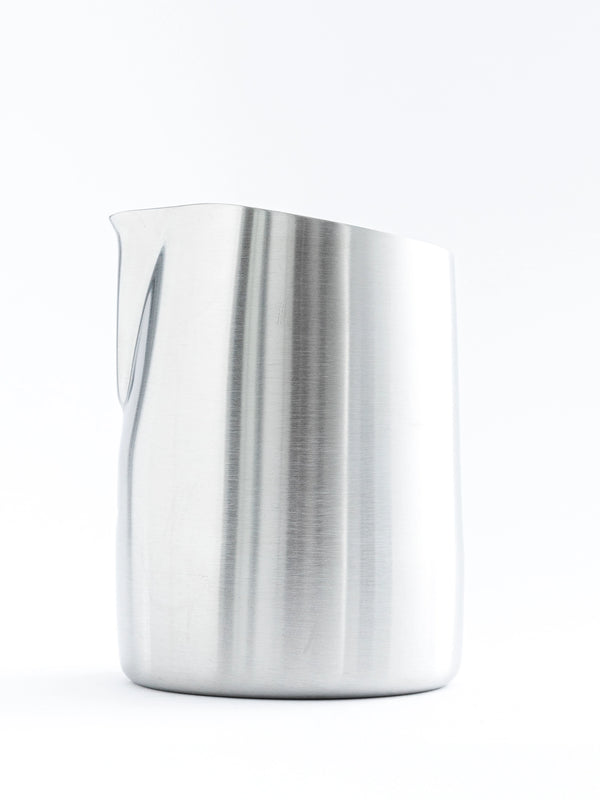 WPM 450ml Brushed Steel Milk Pitcher (Sharp - Handleless)