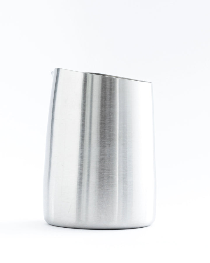 WPM 450ml Brushed Steel Milk Pitcher (Sharp - Handleless)