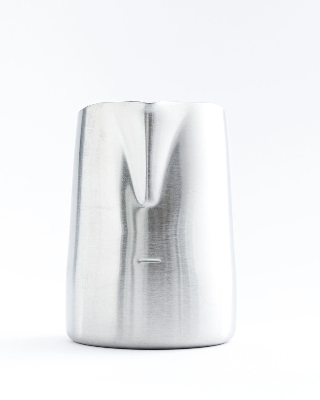 WPM 450ml Brushed Steel Milk Pitcher (Sharp - Handleless)