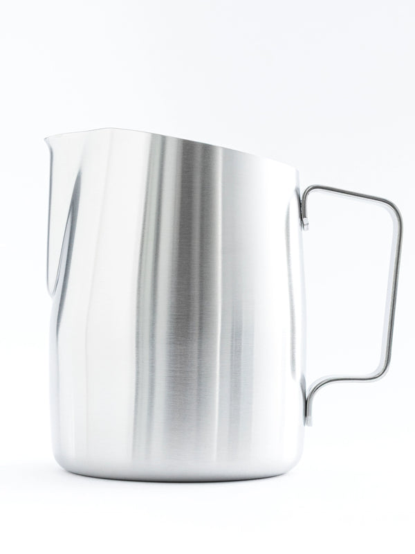 WPM Milk Pitcher 650ml Round Spout (Wide) - Silver