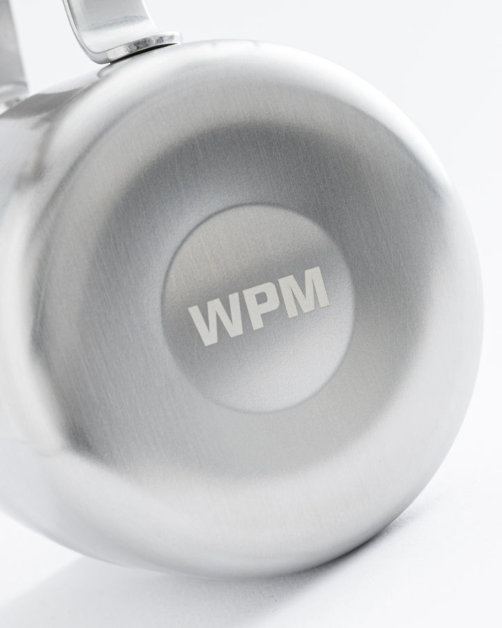 WPM Milk Pitcher 650ml Round Spout (Wide) - Silver
