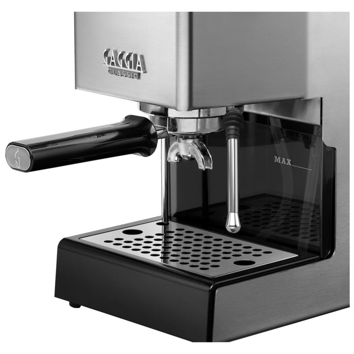 Gaggia Classic 2023 Evo 240V | Manual Espresso Coffee Machine - Brushed Stainless Steel