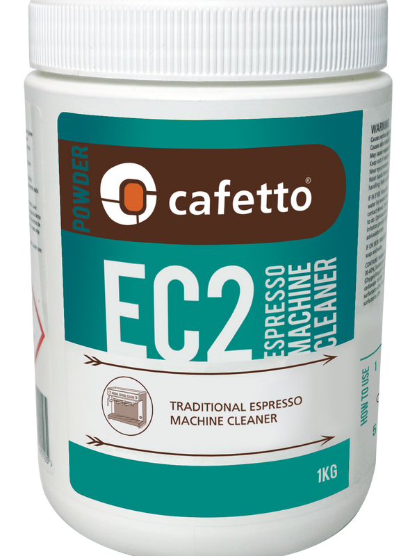 Cafetto® EC2 Espresso Machine Cleaner – 1kg | Biodegradable, Odour-Free Coffee Machine Cleaning Powder