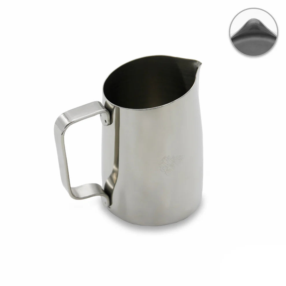WPM 300ml Brushed Steel Milk Pitcher (Sharp)